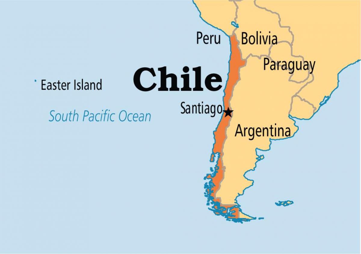 santiago de Chile نقشه